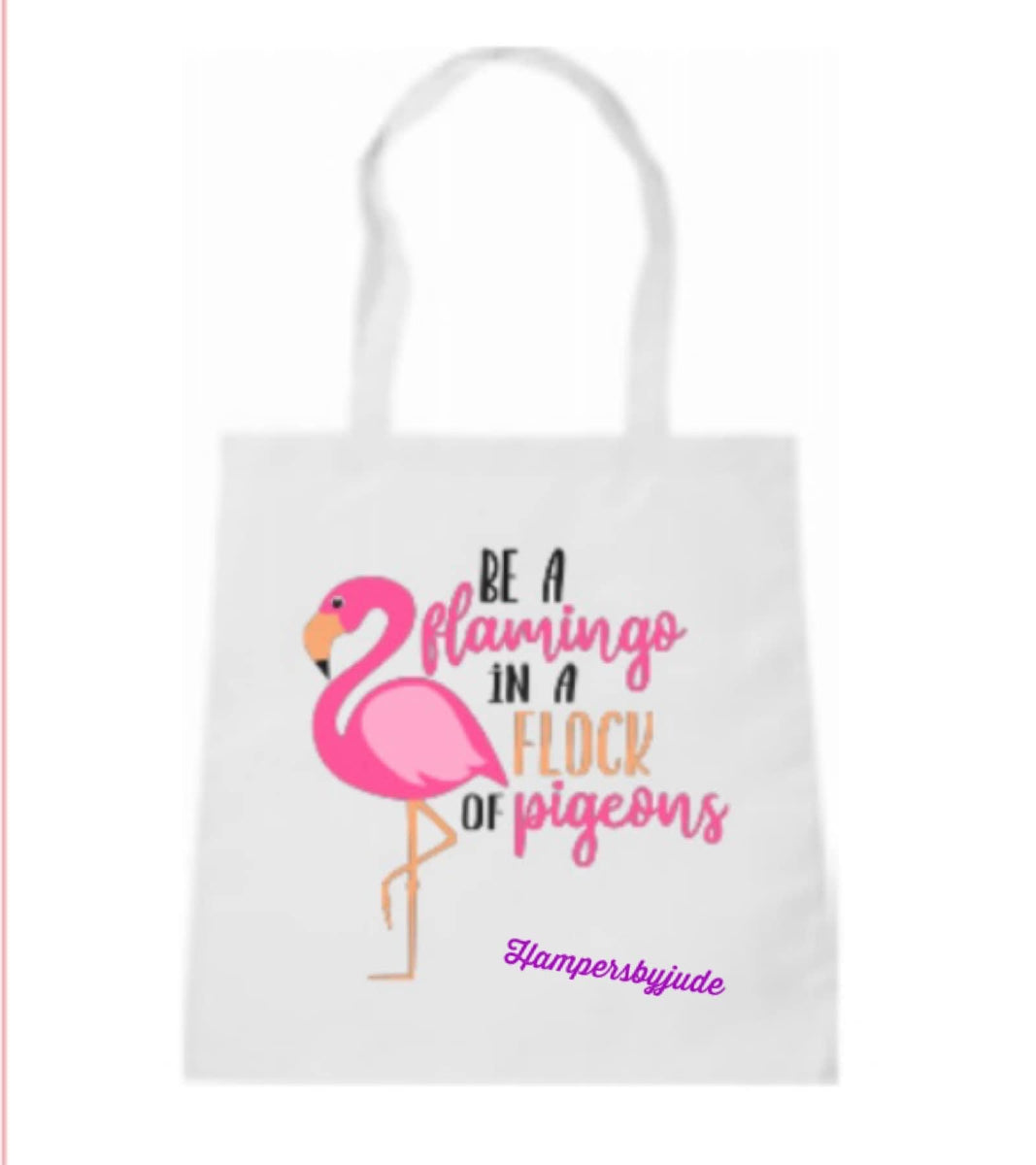 Flamingo tote sale