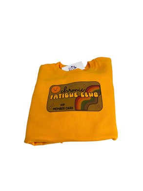 Chronic fatigue club sweater