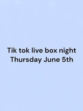 Tik Tok Box Live 5th June