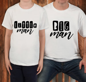 Daddy and me matching tshirt sets