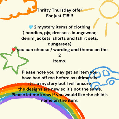 Thrifty Thursday 2 item children’s clothing deal