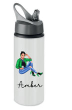 Load image into Gallery viewer, Girls personalised stainless steel bottle