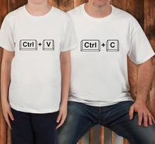 Load image into Gallery viewer, Daddy and me matching tshirt sets