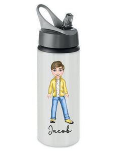 Childrens personalised character drinking bottles