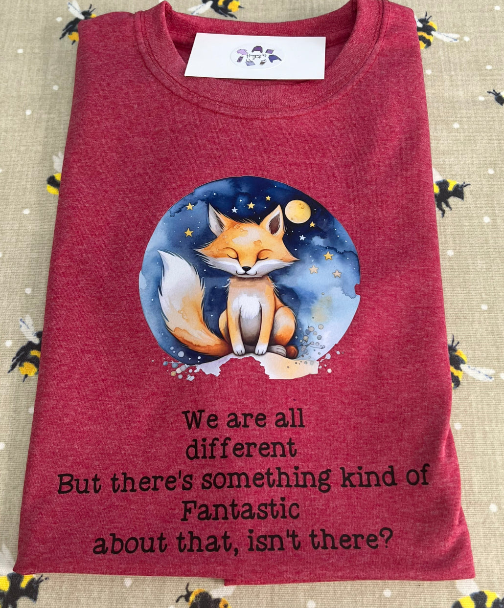 We are all different fox tshirt