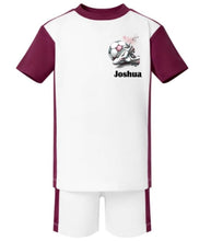 Load image into Gallery viewer, football style shorts and  tshirt sporty set