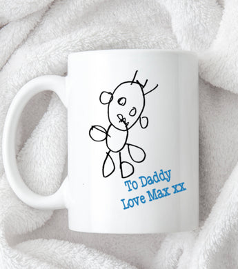 Childrens drawing mug