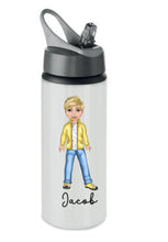 Load image into Gallery viewer, Childrens personalised character drinking bottles