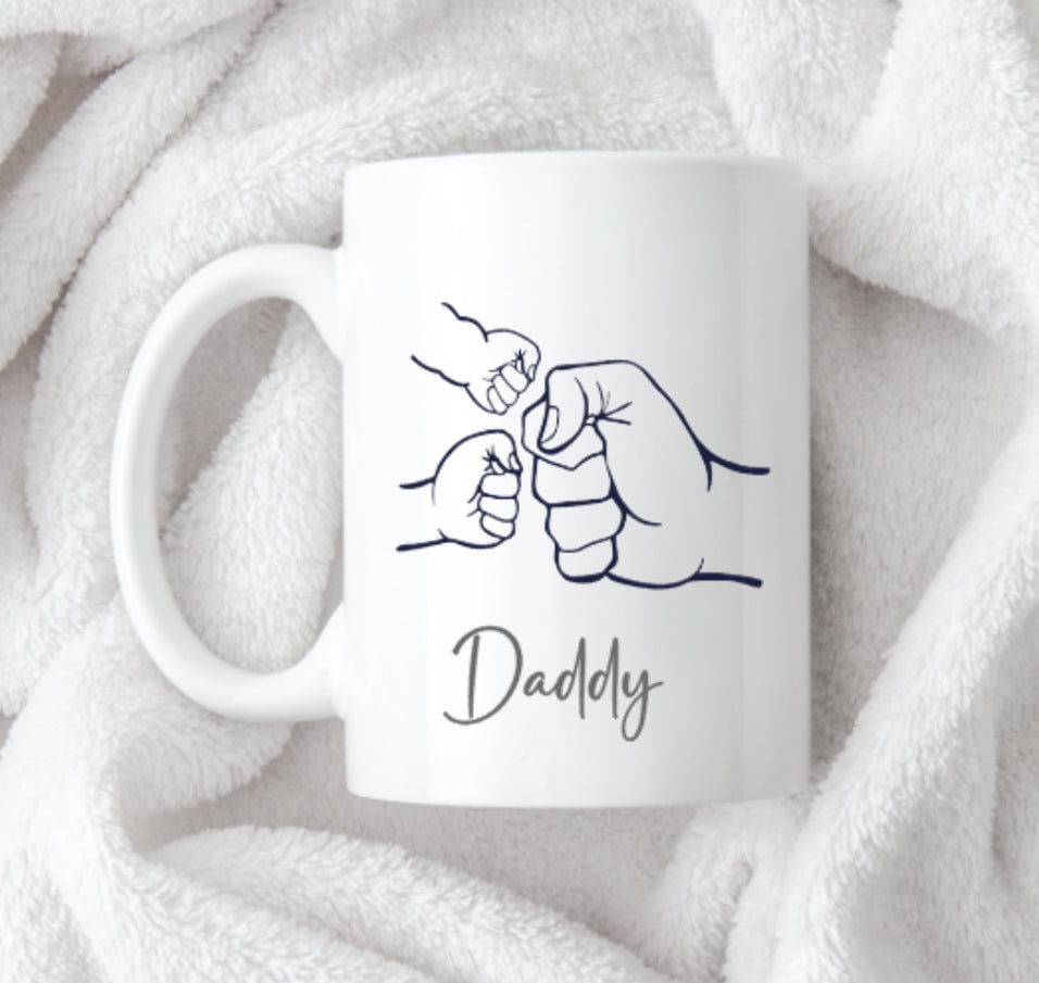 Daddy fist bump mug