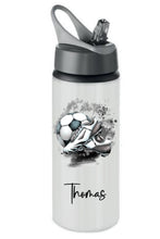 Load image into Gallery viewer, Football boots stainless steel bottle design