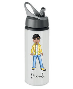 Childrens personalised character drinking bottles