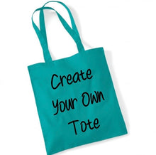 Load image into Gallery viewer, Turquoise tote bag