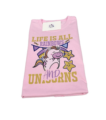 Life is all rainbows and unicorns tshirt