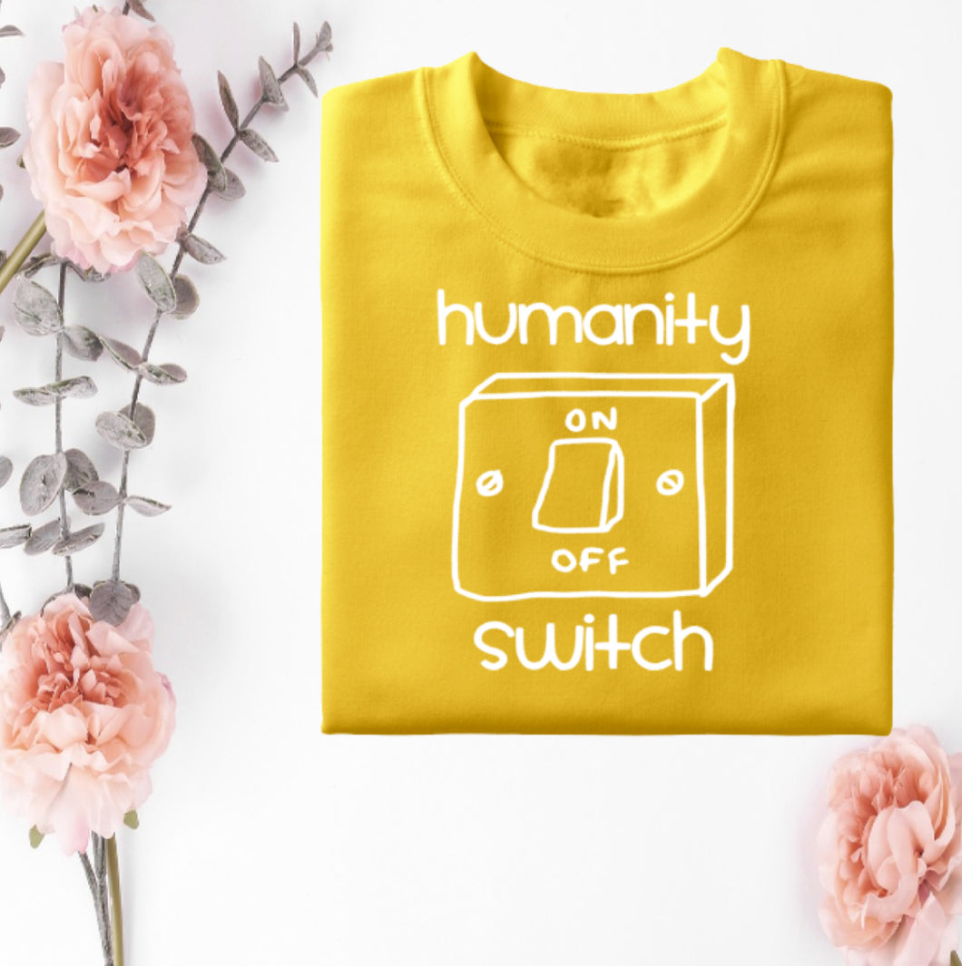 Humanity switch tshirt