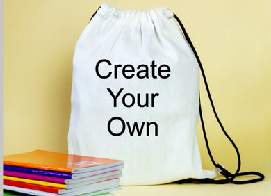 Create your own drawstring bag