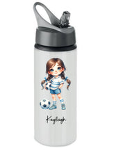 Load image into Gallery viewer, Stainless steel football drinking bottle