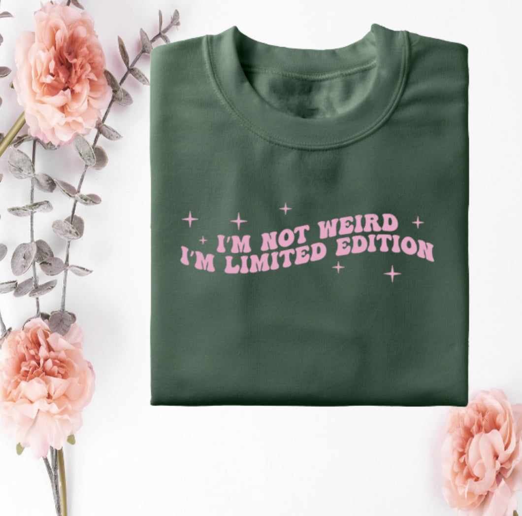 I’m not weird sweater