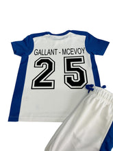 Load image into Gallery viewer, football style shorts and  tshirt sporty set