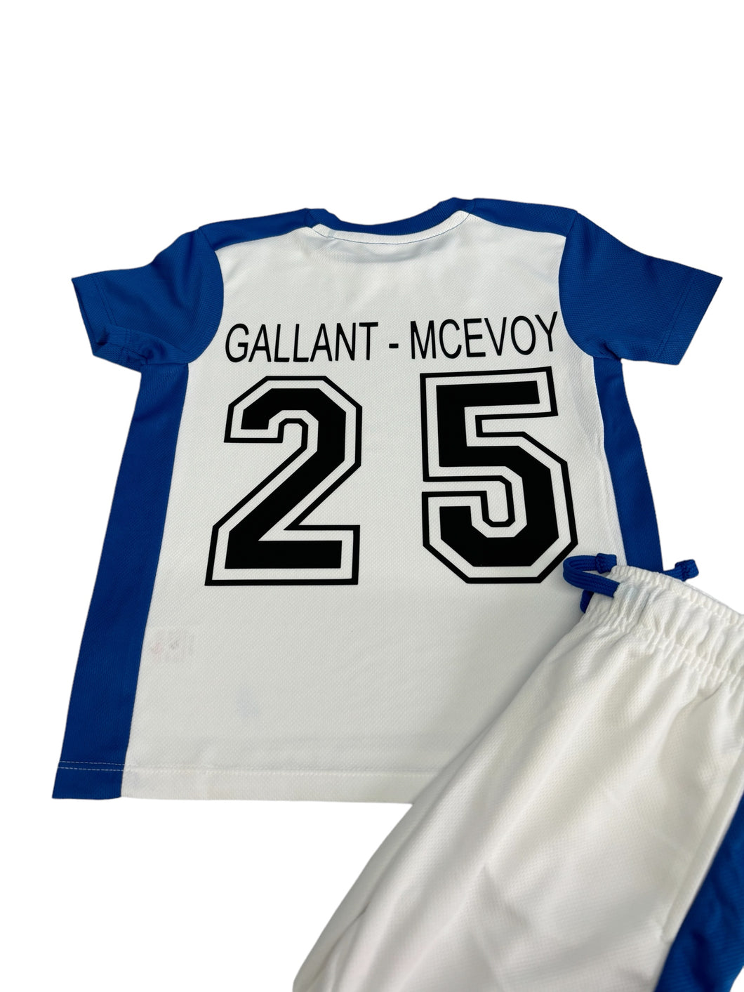 football style shorts and  tshirt sporty set