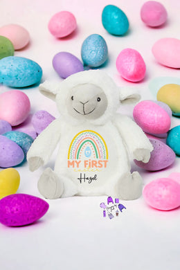 Easter lamb first Easter plush teddy