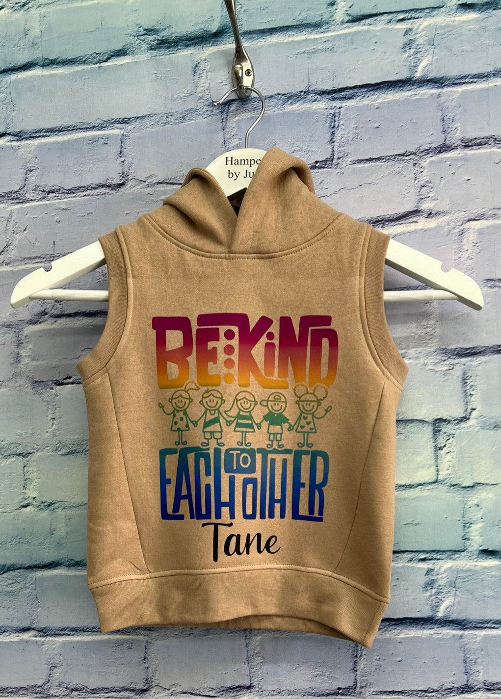 Be kind personalised tank top