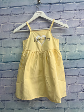 Strappy personalised dress