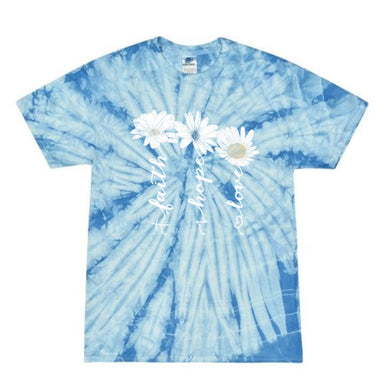 Faith hope love tie die