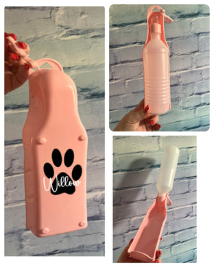 Portable pet drinking bottle