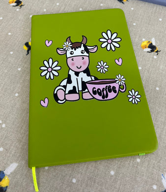 A5 cow notebook