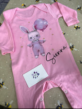 Load image into Gallery viewer, Bunny baby grow