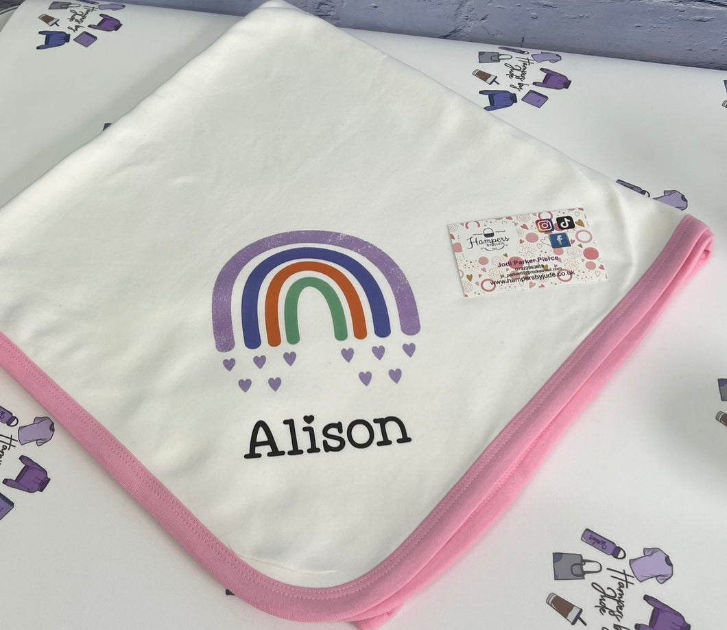 Personalised baby blanket