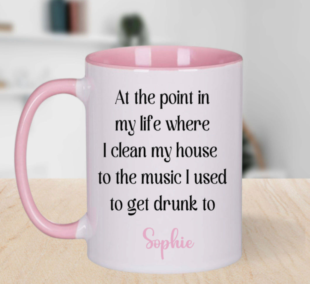 At the point in my life mug