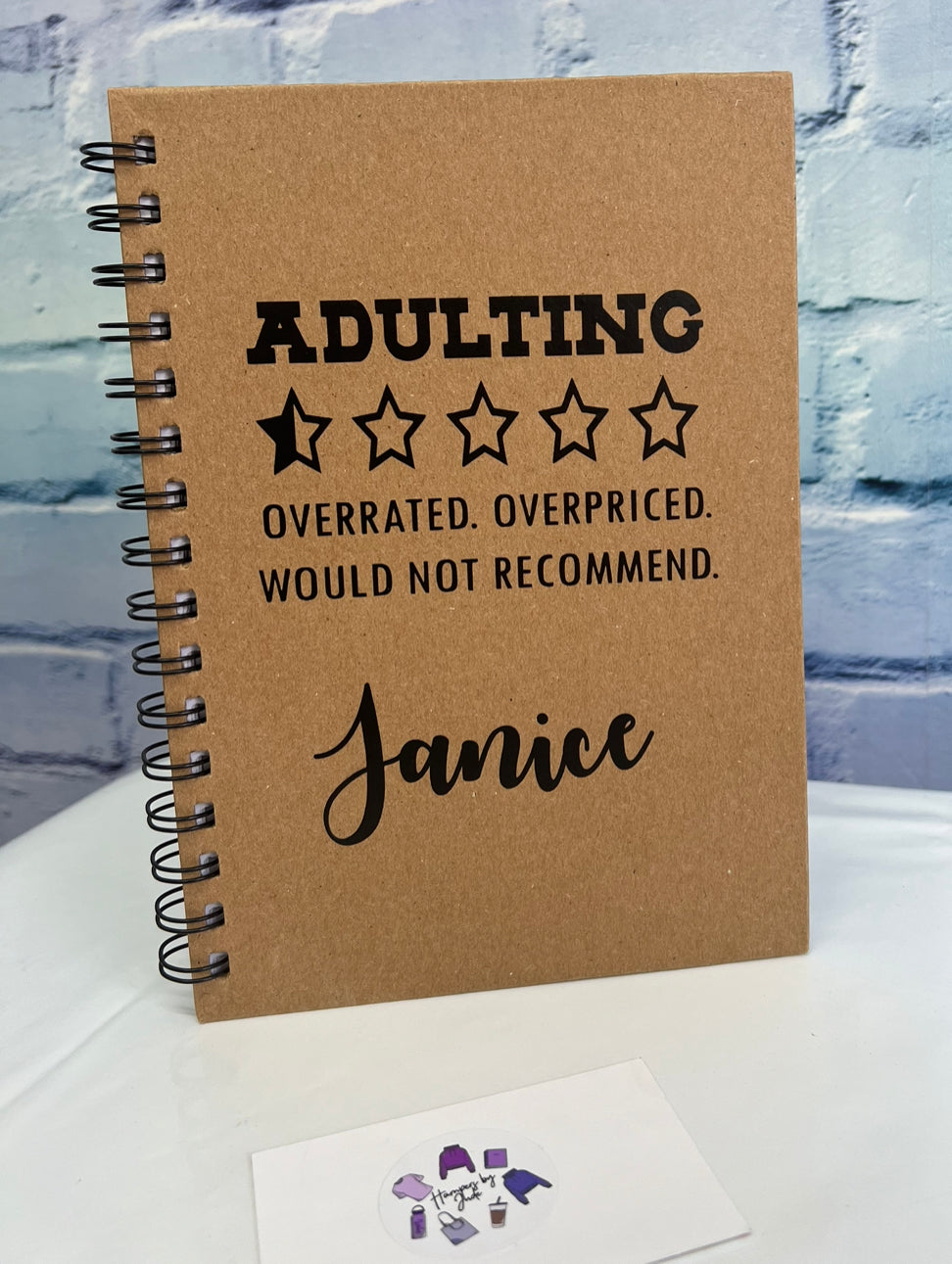 Adulting notebook