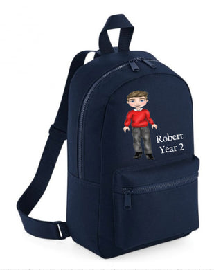 Back to school boy backpack