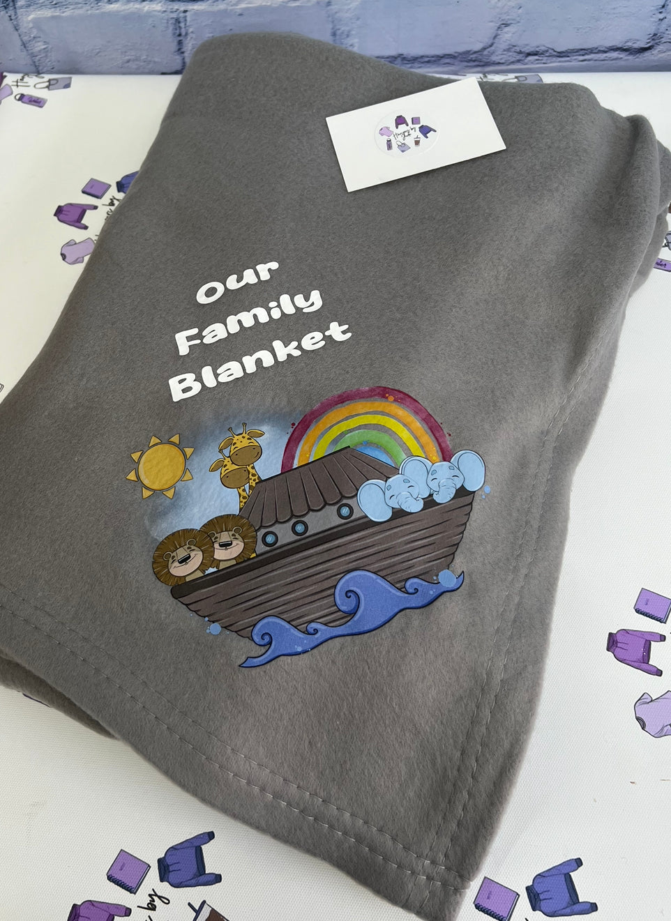 Noah’s ark blanket