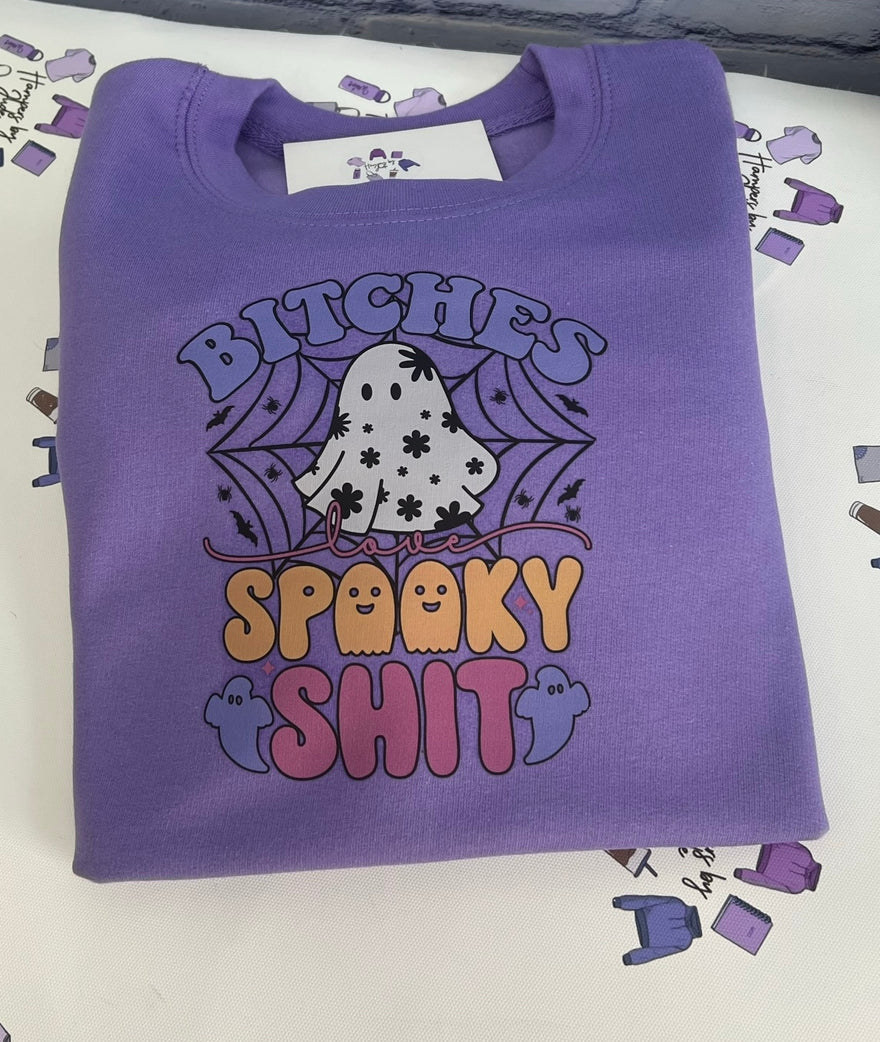 Bitches like spooky shit  sweater