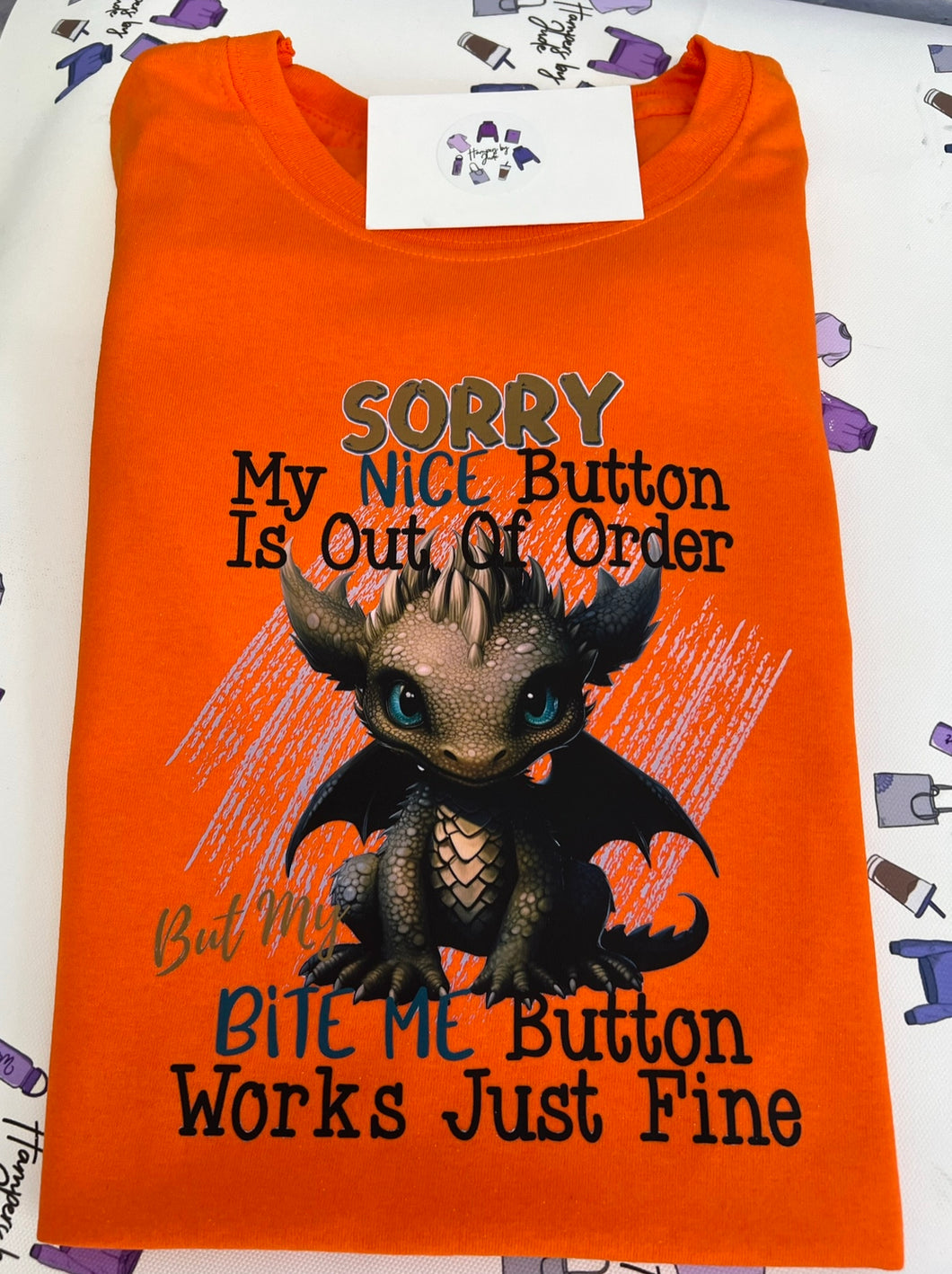 Sorry my nice button tshirt