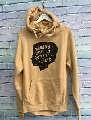 Womens rights cross neck hoodie