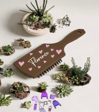 Load image into Gallery viewer, Paddle brushes personalised