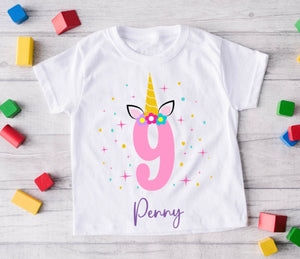 9th birthday tshirt