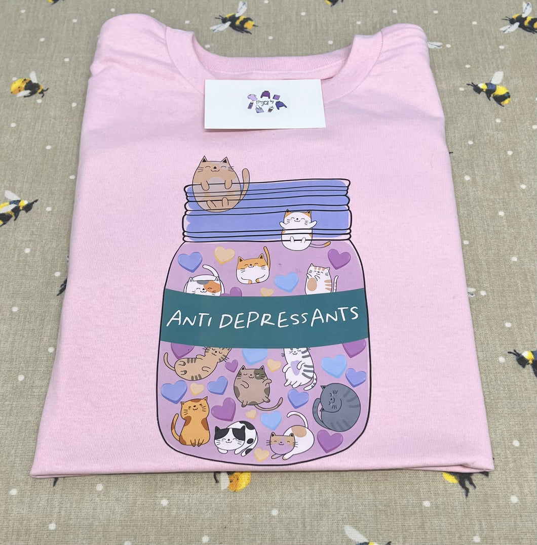 Cat antidepressants tshirt