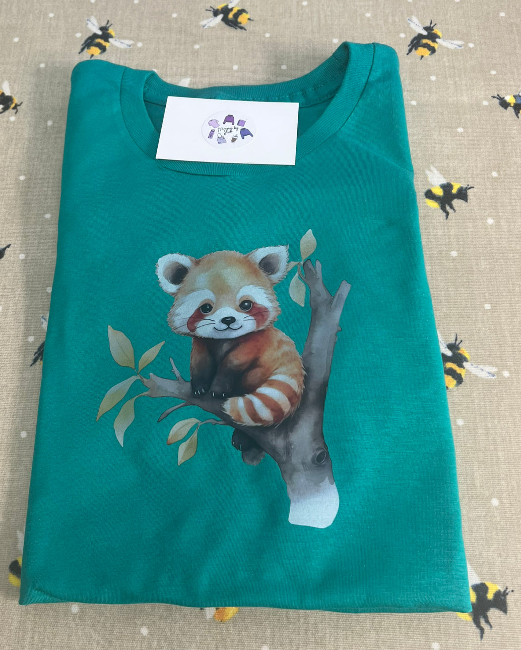 Red panda tshirt