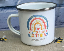 Load image into Gallery viewer, Birthday enamel mugs