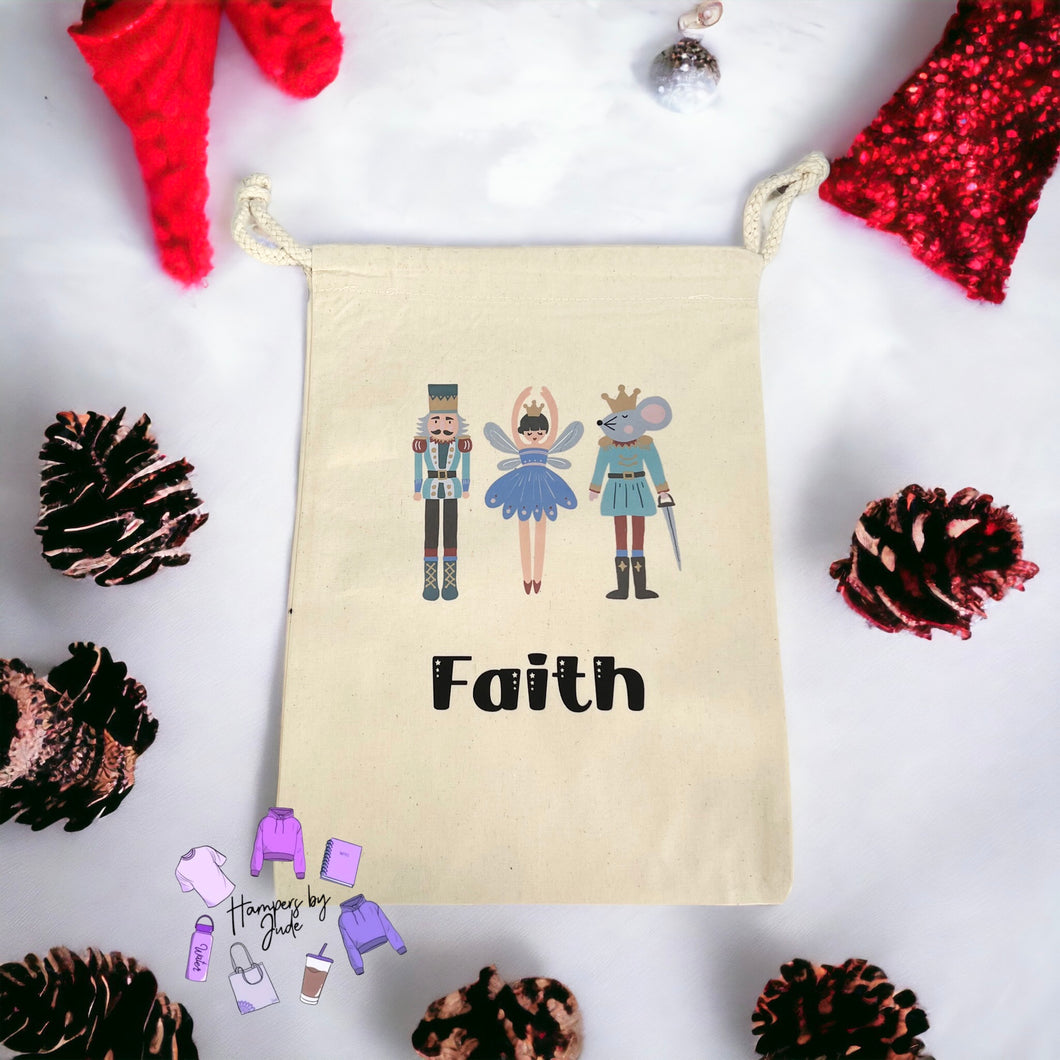 Christmas drawstring bags