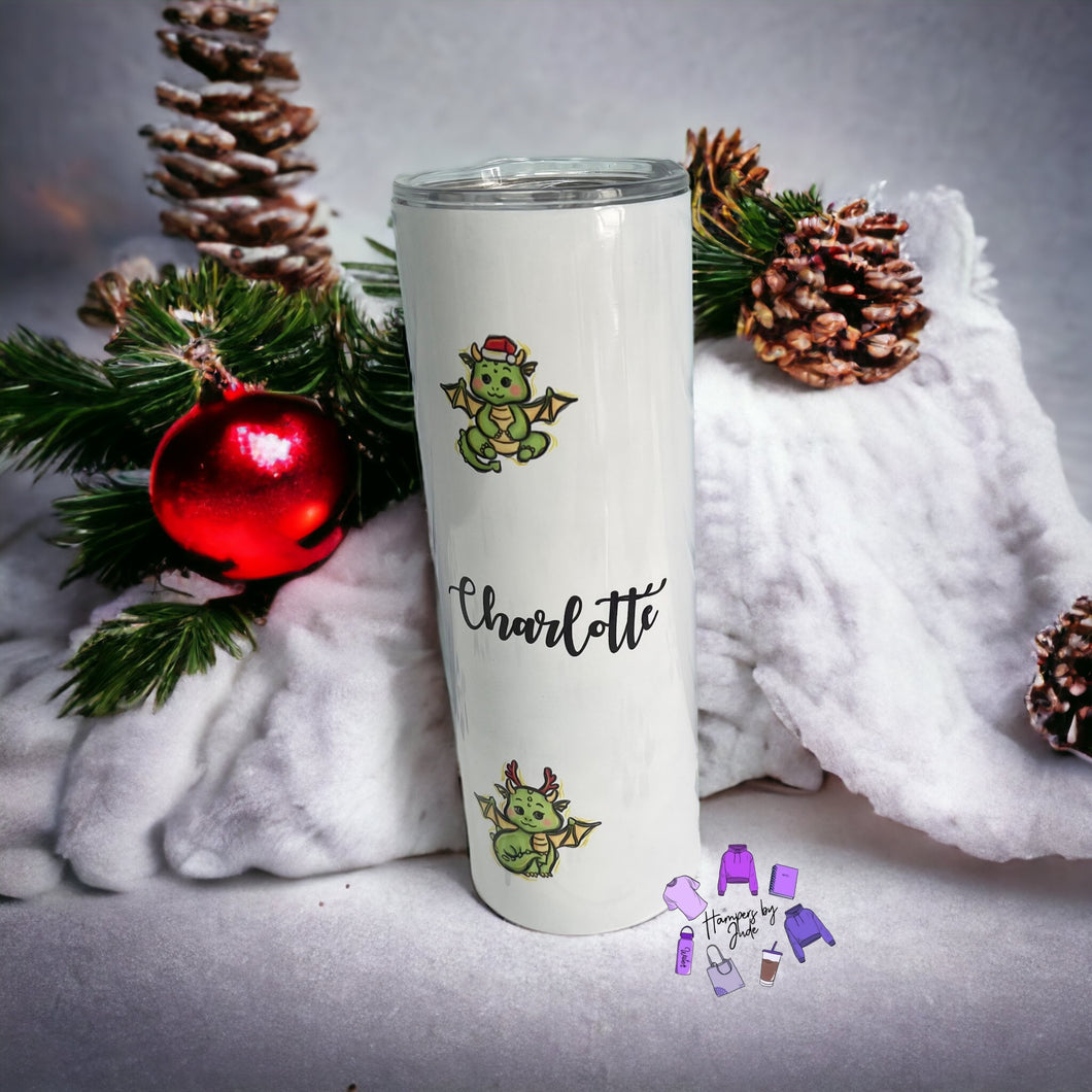 Dragon Christmas tumbler