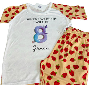 When I wake up birthday mystery pjs