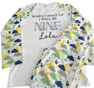 When I wake up birthday mystery pjs