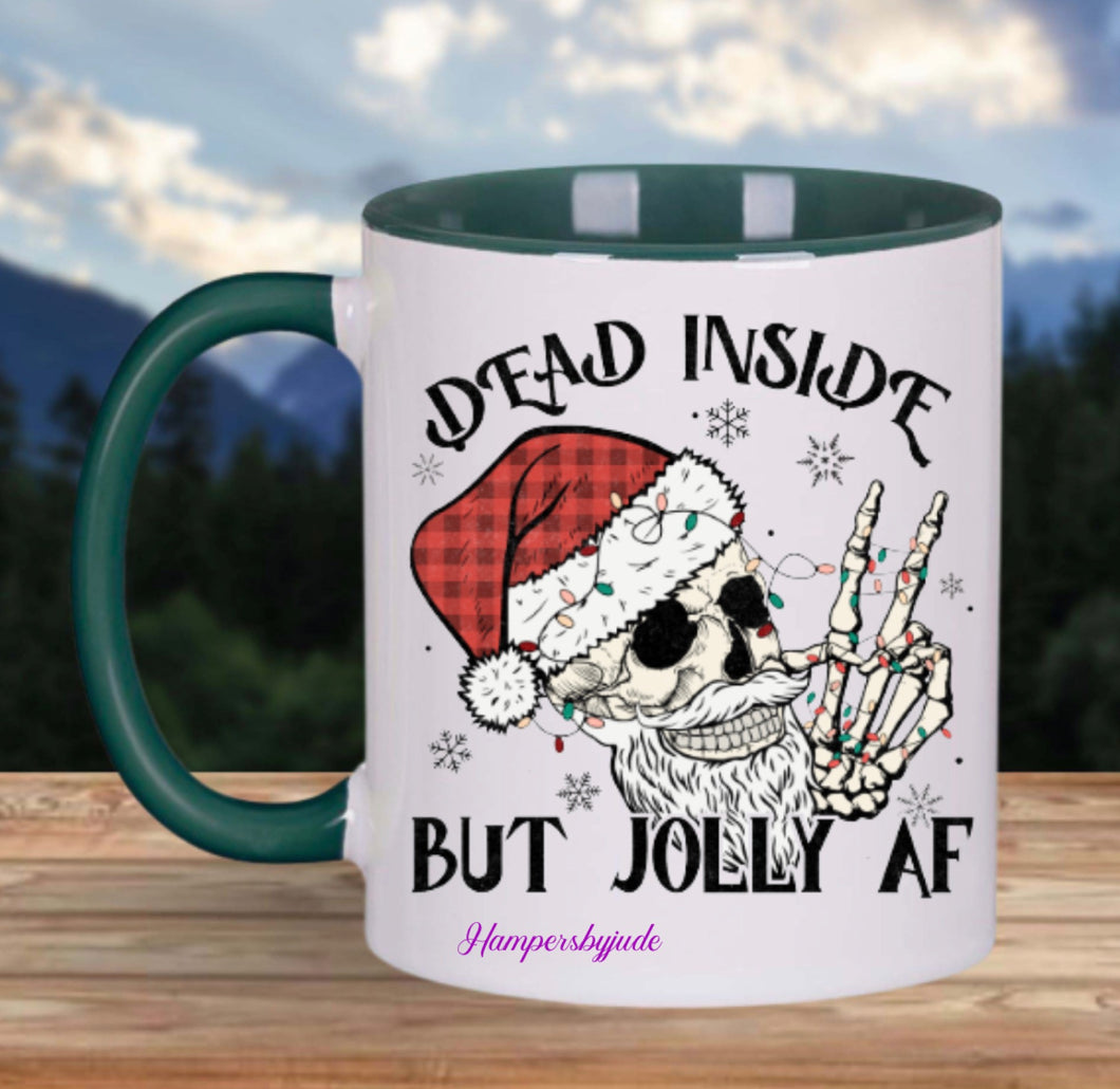 Dead inside but jolly mug