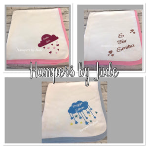 Personalised baby blanket