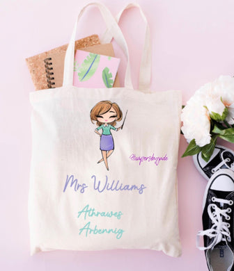 Teacher tote bag